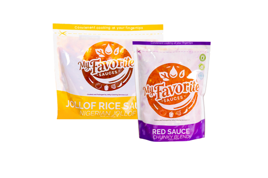 Red Sauce (Chunky) & Jollof Sauce